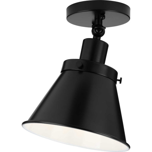 Myhouse Lighting Progress Lighting - P350199-031 - One Light Flush Mount - Hinton - Matte Black