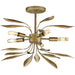 Myhouse Lighting Progress Lighting - P350210-168 - Five Light Semi-Flush Conv - Mariposa - Antique Gold