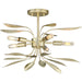 Myhouse Lighting Progress Lighting - P350210-176 - Five Light Semi-Flush Conv - Mariposa - Gilded Silver