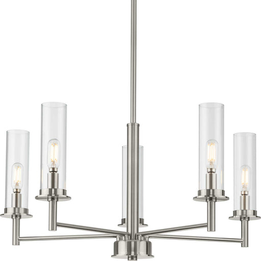 Myhouse Lighting Progress Lighting - P400251-009 - Five Light Chandelier - Kellwyn - Brushed Nickel