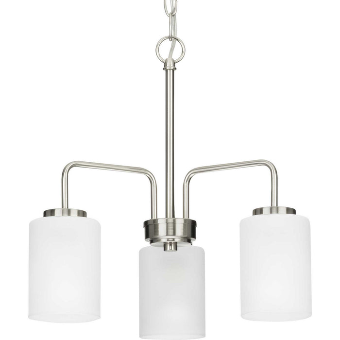 Myhouse Lighting Progress Lighting - P400274-009 - Three Light Chandelier - Merry - Brushed Nickel