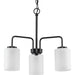 Myhouse Lighting Progress Lighting - P400274-031 - Three Light Chandelier - Merry - Matte Black