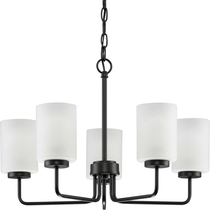 Myhouse Lighting Progress Lighting - P400275-031 - Five Light Chandelier - Merry - Matte Black