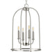 Myhouse Lighting Progress Lighting - P500302-009 - Four Light Foyer Pendant - Leyden - Brushed Nickel