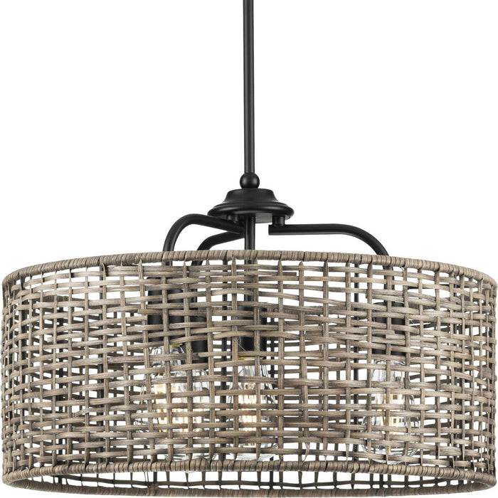 Myhouse Lighting Progress Lighting - P500308-031 - Four Light Pendant - Lavelle - Matte Black