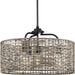 Myhouse Lighting Progress Lighting - P500308-031 - Four Light Pendant - Lavelle - Matte Black