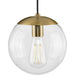 Myhouse Lighting Progress Lighting - P500309-109 - One Light Pendant - Atwell - Brushed Bronze