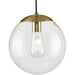 Myhouse Lighting Progress Lighting - P500310-109 - One Light Pendant - Atwell - Brushed Bronze