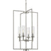 Myhouse Lighting Progress Lighting - P500315-009 - Four Light Foyer Pendant - Kellwyn - Brushed Nickel