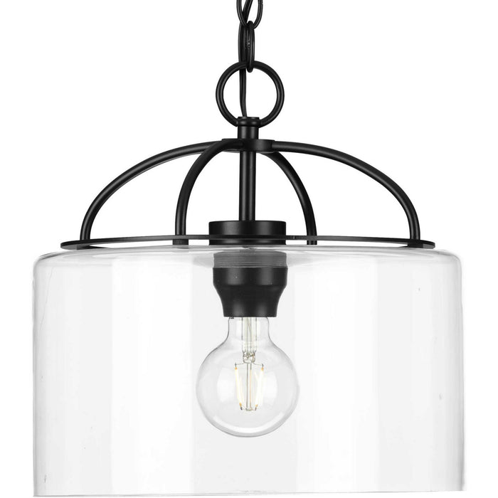 Myhouse Lighting Progress Lighting - P500316-031 - One Light Pendant - Leyden - Matte Black