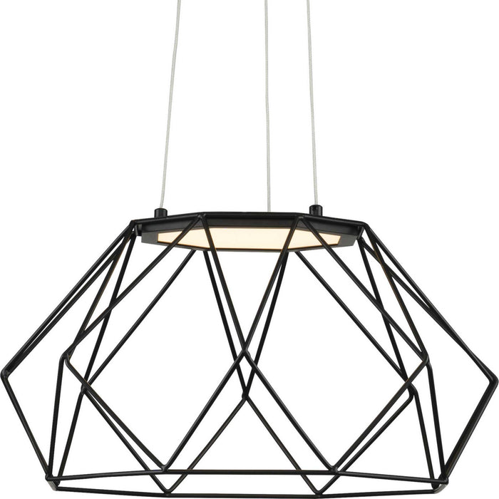 Myhouse Lighting Progress Lighting - P500319-031-30 - LED Pendant - Geodesic Led - Matte Black