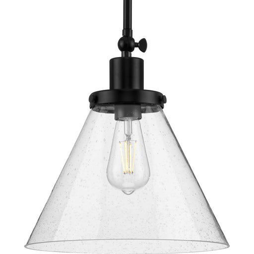 Myhouse Lighting Progress Lighting - P500324-031 - One Light Pendant - Hinton - Matte Black