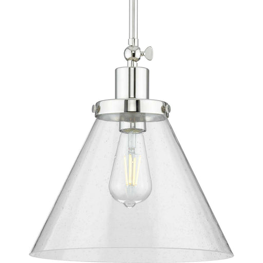 Myhouse Lighting Progress Lighting - P500324-104 - One Light Pendant - Hinton - Polished Nickel