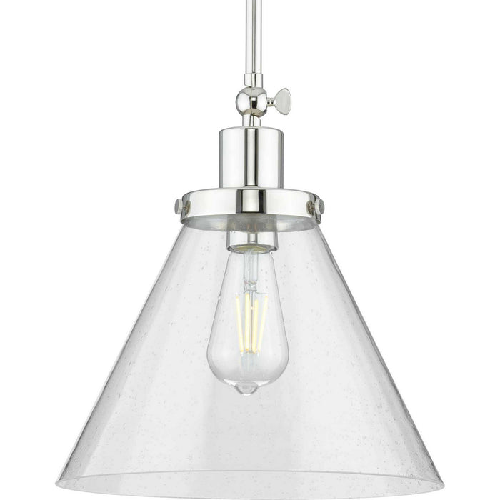 Myhouse Lighting Progress Lighting - P500324-104 - One Light Pendant - Hinton - Polished Nickel