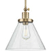 Myhouse Lighting Progress Lighting - P500324-163 - One Light Pendant - Hinton - Vintage Brass