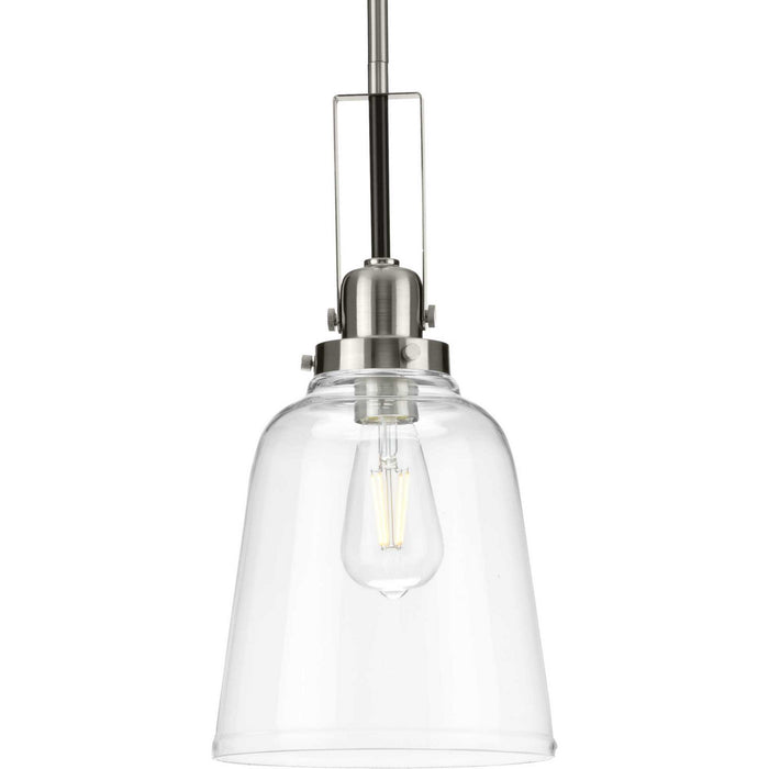 Myhouse Lighting Progress Lighting - P500329-009 - One Light Pendant - Rushton - Brushed Nickel