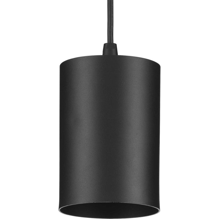 Myhouse Lighting Progress Lighting - P500355-031 - One Light Pendant - 5In Cyl Rnds - Matte Black