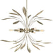 Myhouse Lighting Progress Lighting - P500415-176 - Six Light Pendant - Mariposa - Gilded Silver