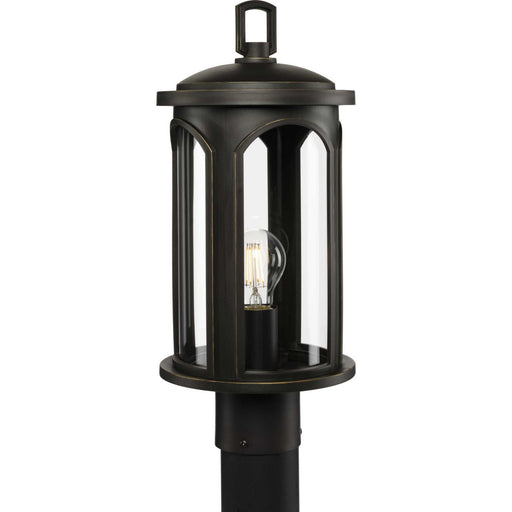 Myhouse Lighting Progress Lighting - P540033-020 - One Light Post Lantern - Gables - Antique Bronze