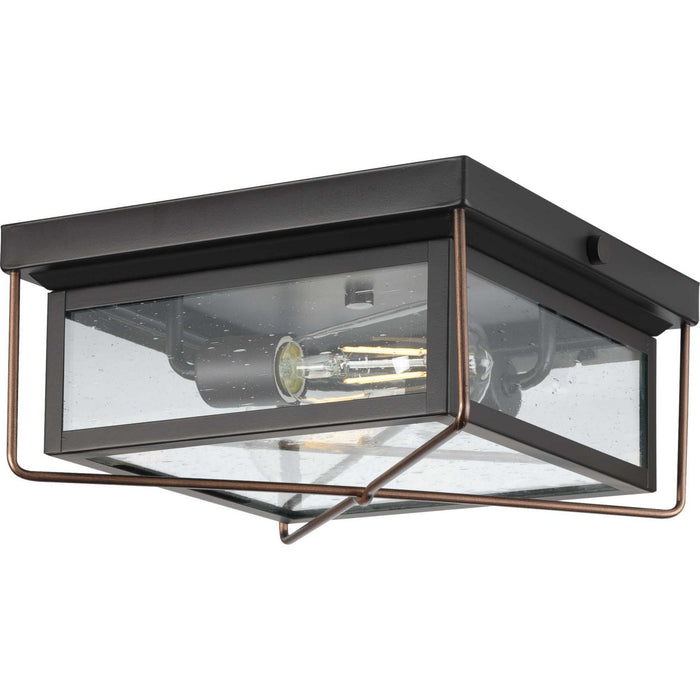 Myhouse Lighting Progress Lighting - P550069-020 - Two Light Flush Mount - Barlowe - Antique Bronze