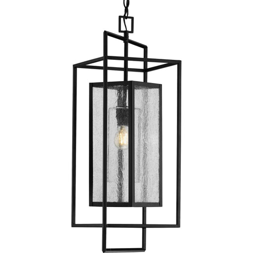 Myhouse Lighting Progress Lighting - P550089-031 - One Light Hanging Lantern - Navarre - Matte Black