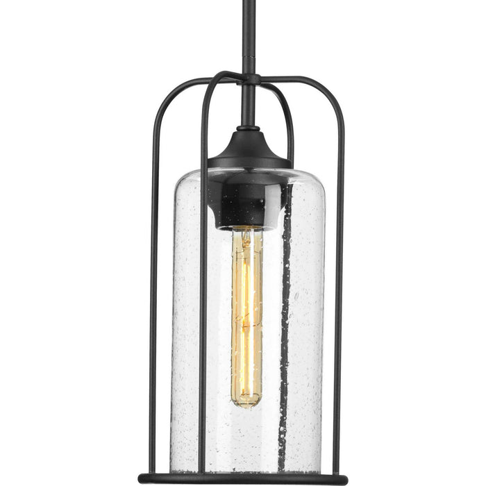 Myhouse Lighting Progress Lighting - P550292-031 - One Light Hanging Lantern - Watch Hill - Textured Black