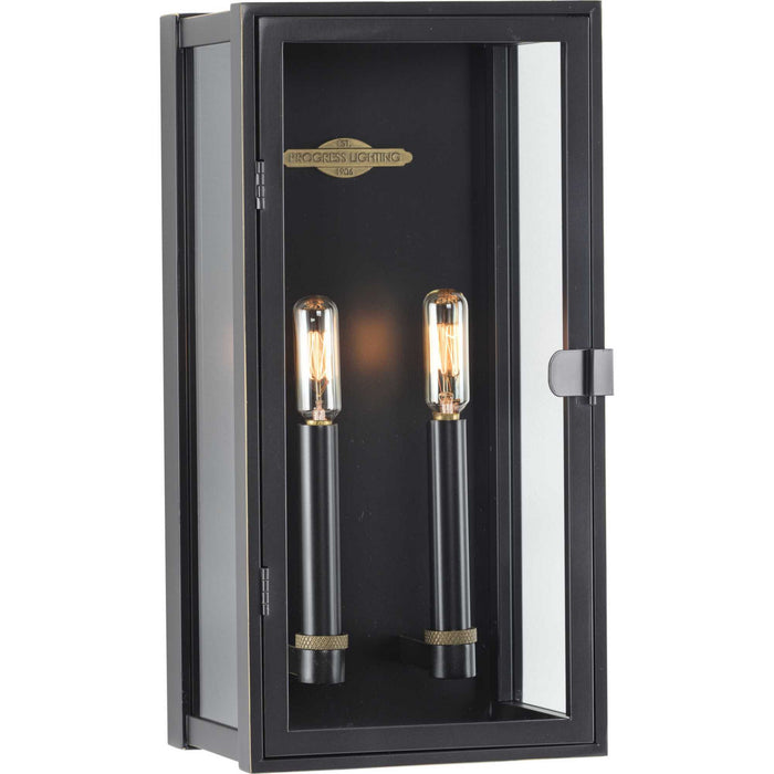 Myhouse Lighting Progress Lighting - P560268-108 - Two Light Wall Lantern - Stature - Oil Rubbed Bronze