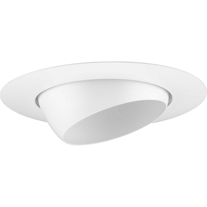 Myhouse Lighting Progress Lighting - P800020-028 - Eyeball Recessed Trim - 6" Eyeball Trim For 6" Housing - Satin White