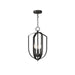 Myhouse Lighting Maxim - 10033BK - Three Light Chandelier - Provident - Black