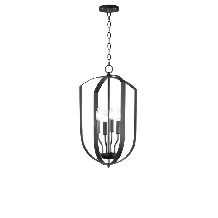 Myhouse Lighting Maxim - 10034BK - Four Light Chandelier - Provident - Black