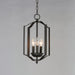 Myhouse Lighting Maxim - 10035BK - Three Light Chandelier - Provident - Black