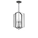 Myhouse Lighting Maxim - 10036BK - Four Light Chandelier - Provident - Black