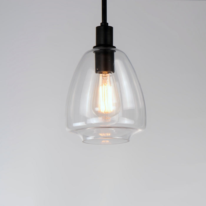 Myhouse Lighting Maxim - 11112CLBK - One Light Pendant - Babylon - Black