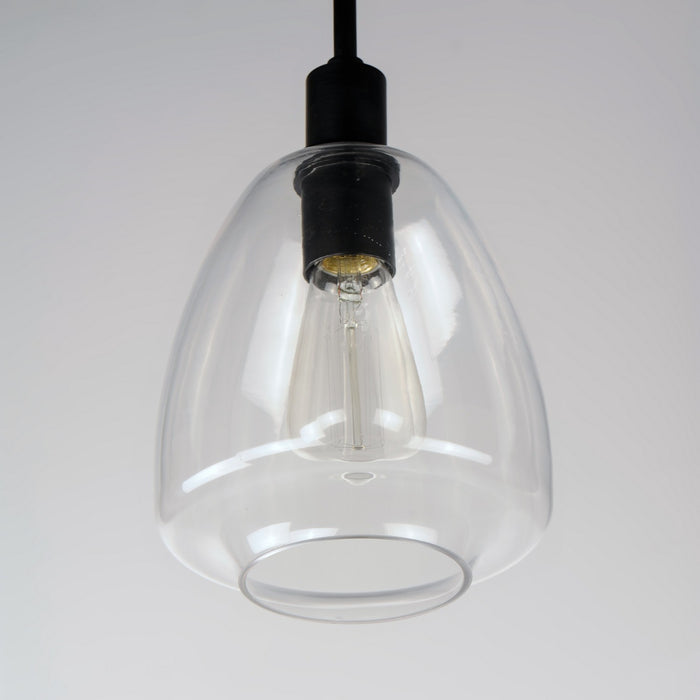 Myhouse Lighting Maxim - 11112CLBK - One Light Pendant - Babylon - Black