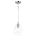 Myhouse Lighting Maxim - 11112CLSN - One Light Pendant - Babylon - Satin Nickel