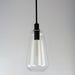 Myhouse Lighting Maxim - 11114CLBK - One Light Pendant - Babylon - Black