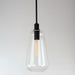 Myhouse Lighting Maxim - 11114CLBK - One Light Pendant - Babylon - Black