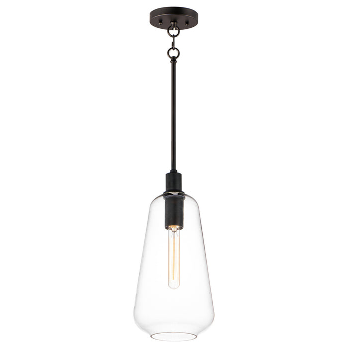 Myhouse Lighting Maxim - 11114CLBK - One Light Pendant - Babylon - Black