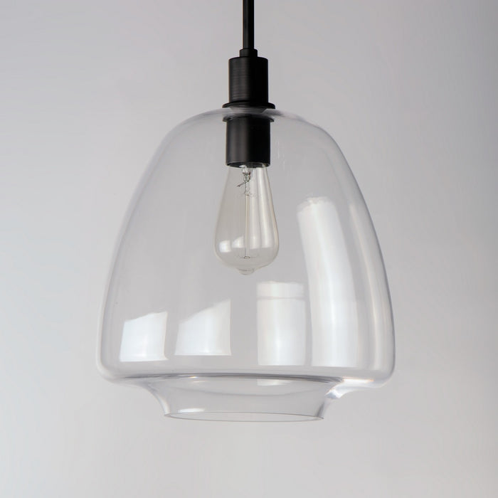 Myhouse Lighting Maxim - 11116CLBK - One Light Pendant - Babylon - Black