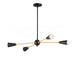 Myhouse Lighting Maxim - 11264BKSBR/BUL - LED Pendant - Lovell - Black / Satin Brass