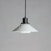 Myhouse Lighting Maxim - 11410BKWT - One Light Pendant - Oslo - Black / White