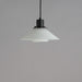 Myhouse Lighting Maxim - 11410BKWT - One Light Pendant - Oslo - Black / White