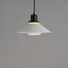 Myhouse Lighting Maxim - 11410BKWT - One Light Pendant - Oslo - Black / White