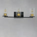 Myhouse Lighting Maxim - 11843CDABBK - Three Light Bath Vanity - Sleek - Antique Brass / Black