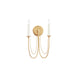 Myhouse Lighting Maxim - 12161GL - Two Light Wall Sconce - Plumette - Gold Leaf