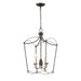 Myhouse Lighting Maxim - 12163CHB - Three Light Pendant - Plumette - Chestnut Bronze