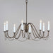 Myhouse Lighting Maxim - 12168CHB - Eight Light Chandelier - Plumette - Chestnut Bronze