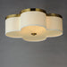 Myhouse Lighting Maxim - 12244OFSBR - Four Light Flush Mount - Clover - Satin Brass