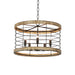 Myhouse Lighting Maxim - 12515DWBK - Five Light Chandelier - Homestead - Driftwood / Black