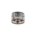 Myhouse Lighting Maxim - 21810BCBK - Three Light Flush Mount - Madeline - Black